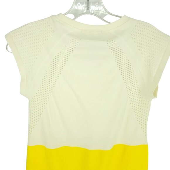 adidas Stella McCartney Barricade T-Shirt Tennis core Golfcore Yellow Seamless M - Picture 8 of 15